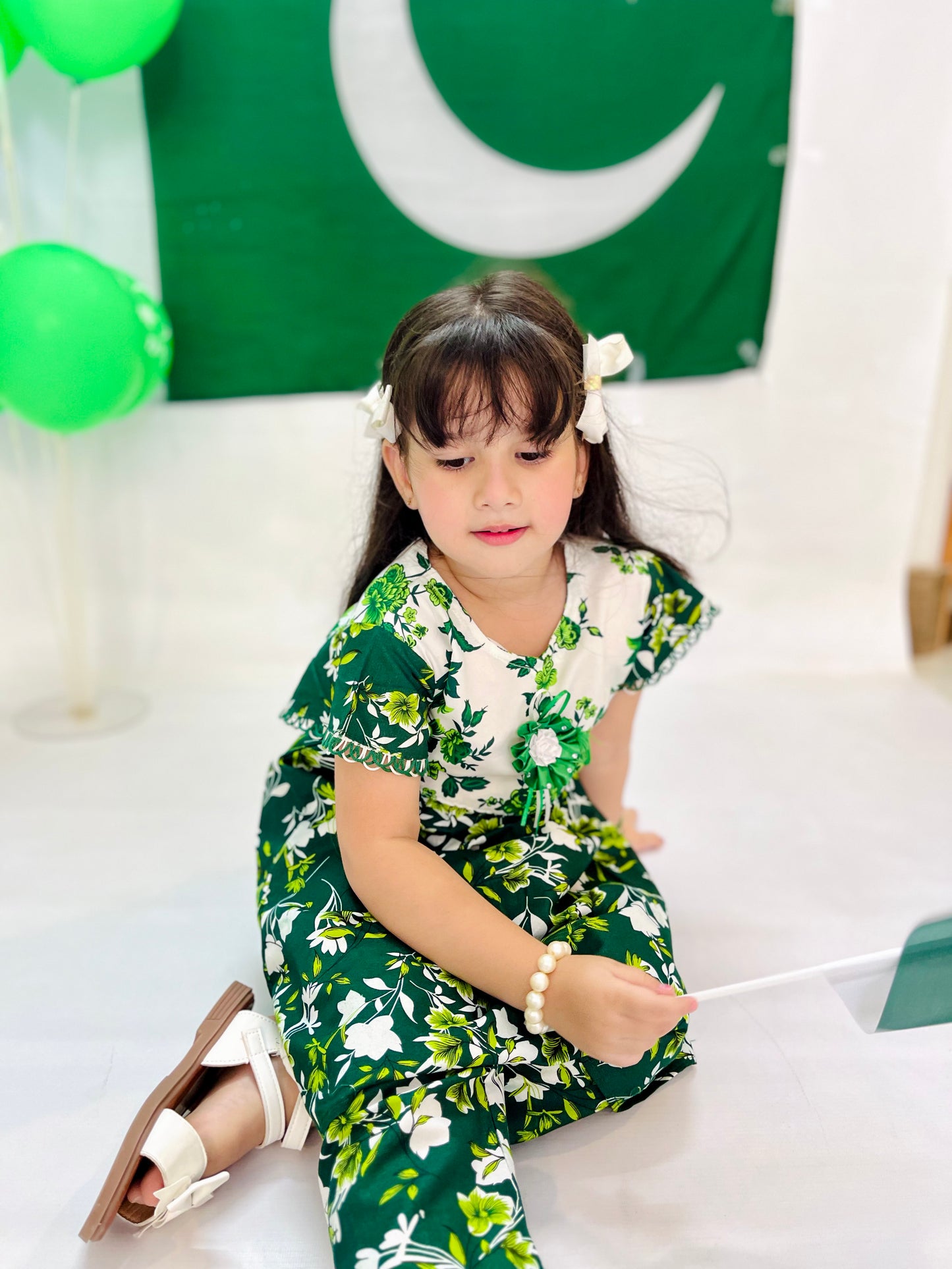 Azadi Bloom Girls Co-Ord Set